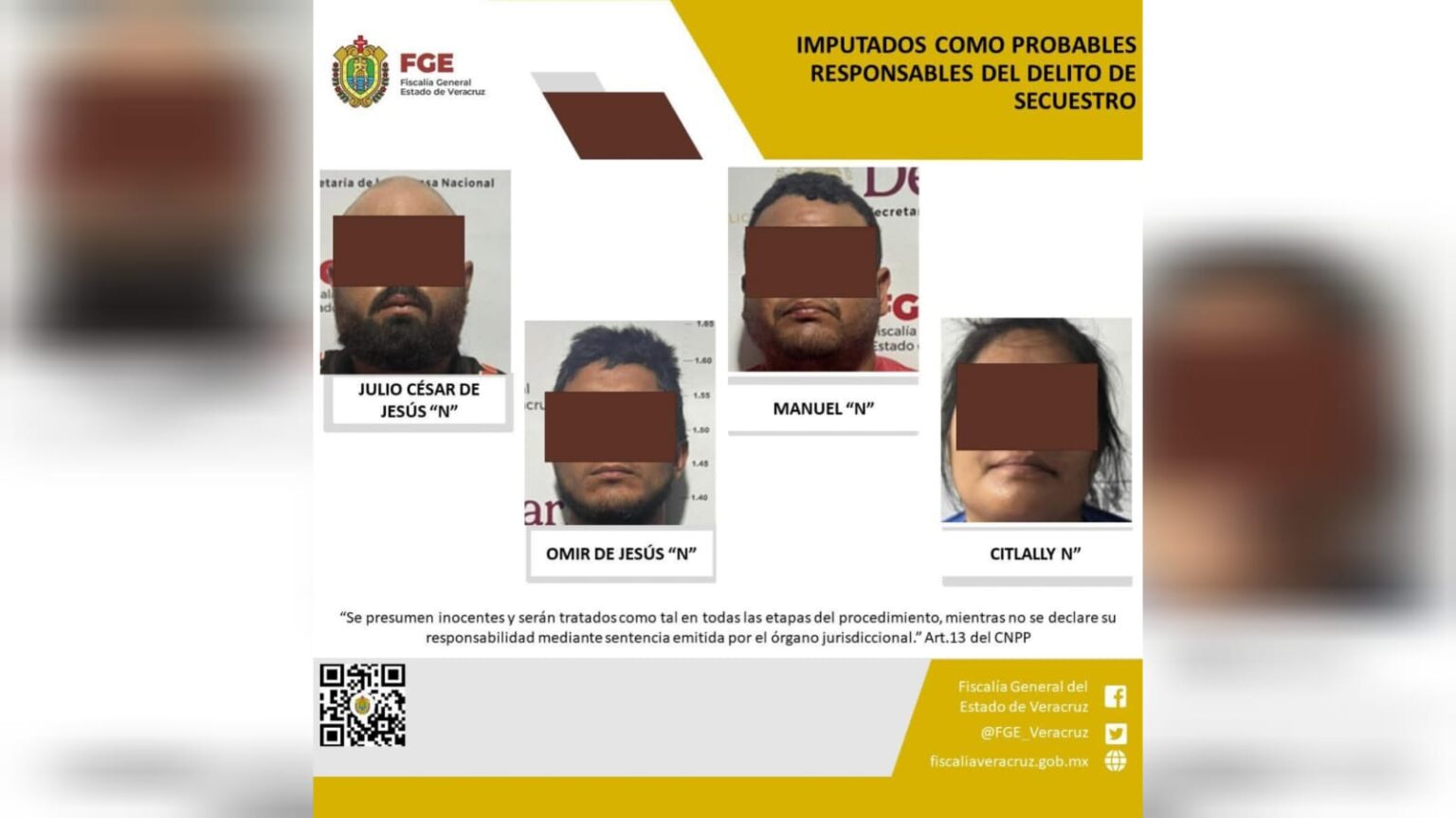 Imputan a 4 por delito de secuestro en Chacaltianguis - Gráfico Cuenca